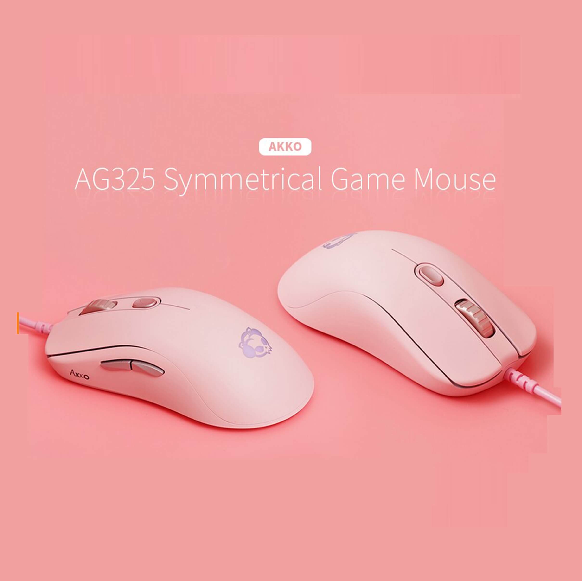 Giới thiệu Chuột chơi game AKKO AG325 Pink